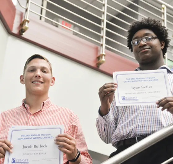 Two PTC Students Winners in Annual Writing Contest