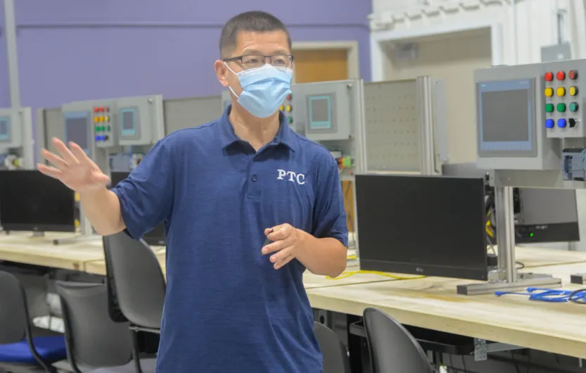 PTC Mechatronics Instructor Jidong Xiao