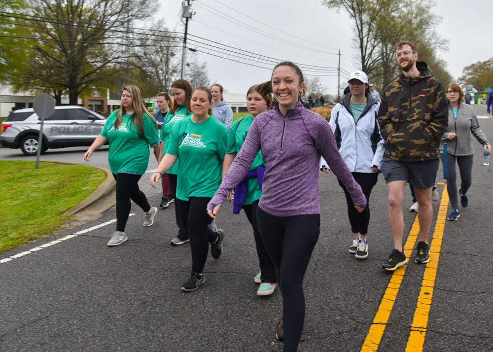 Walkers bring smiles to the event