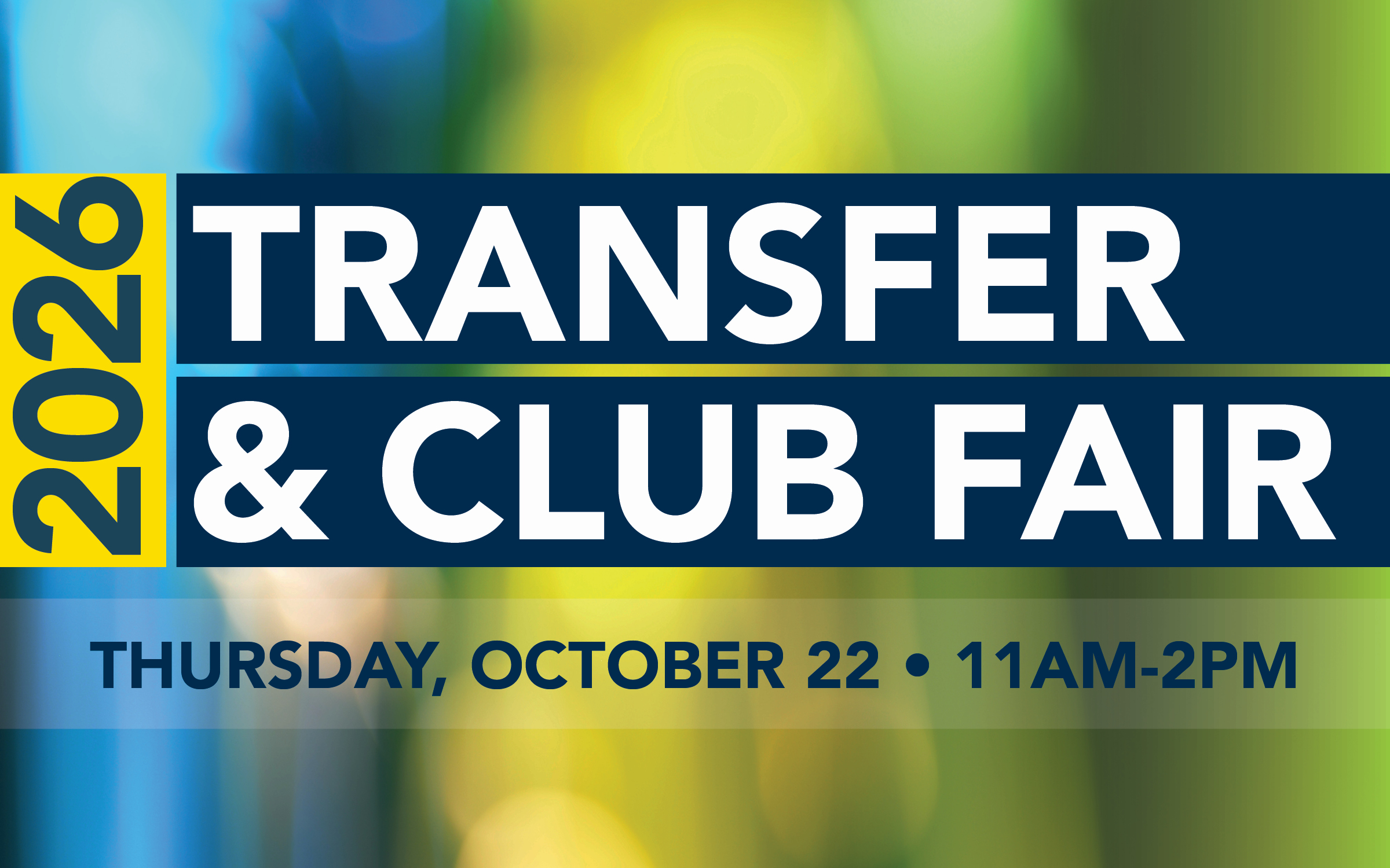 2026 Transfer and Club Fair Graphic