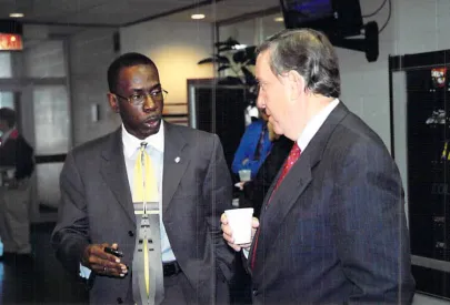 Dr. Lex Walters with a colleague