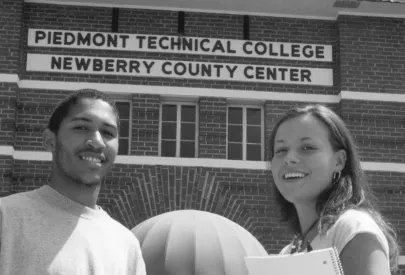Students outside PTC Newberry