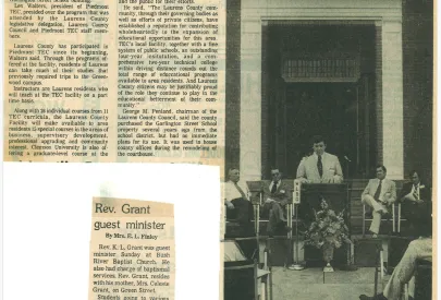 Man speaking at lectern
