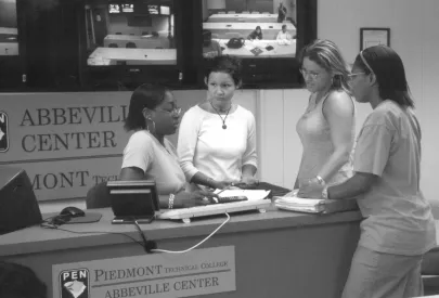 Students talking