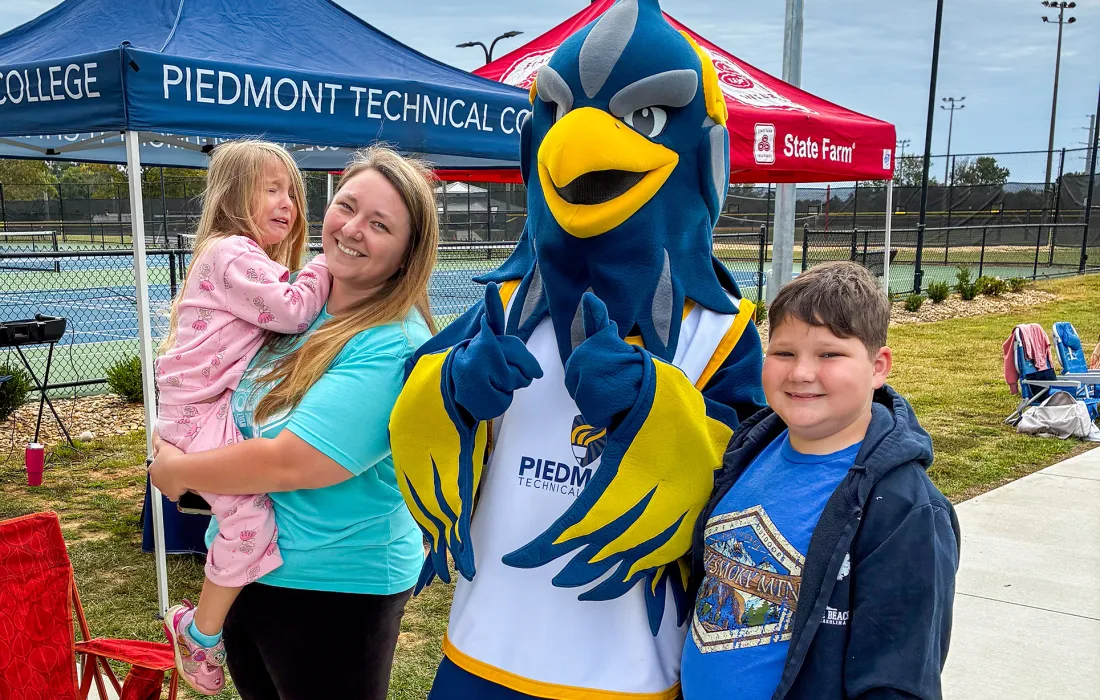 Woman and two kids with Blaze