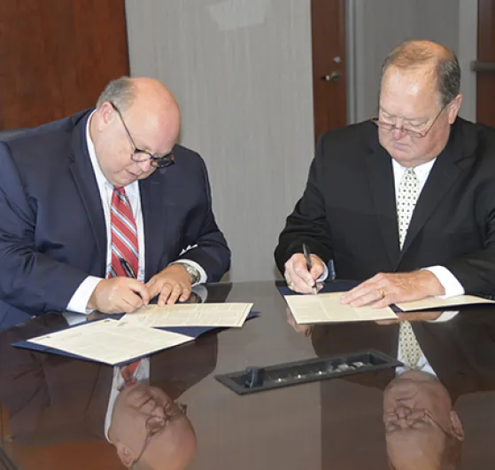 PTC and Anderson University Sign Articulation Agreement