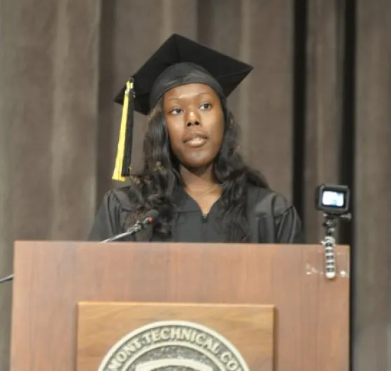 Graduation speaker T&#039;Laysha Creswell