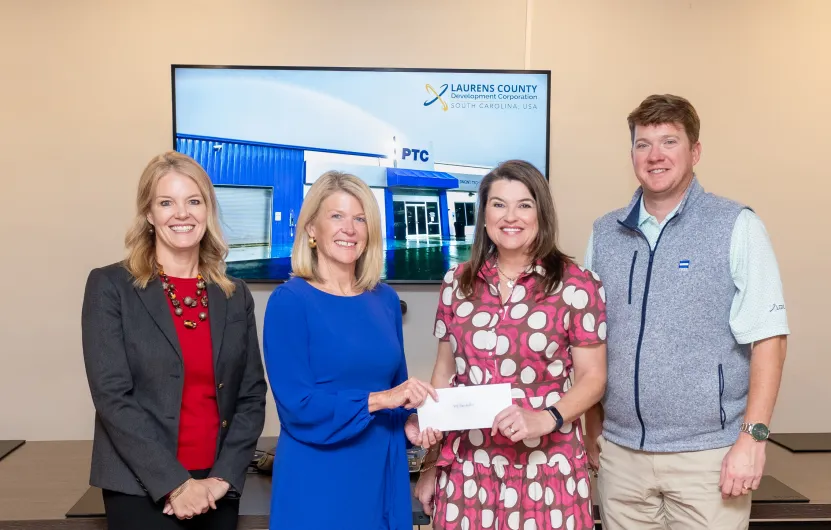 Laurens County Development Corporation creates endowment at PTC