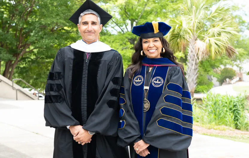 Sym Singh and Dr. Rivers