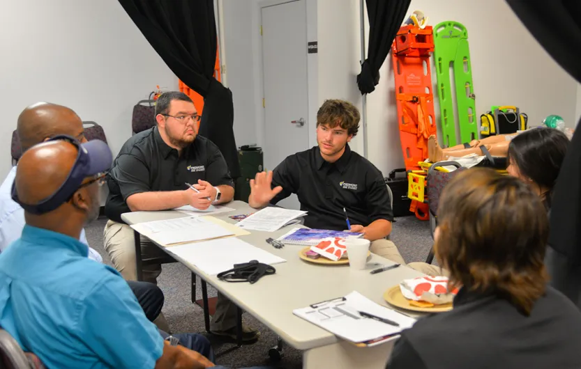 PTC students meet with EMS directors